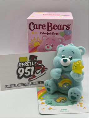 Pop Mart Care Bears Colorful Hugs Wish Bear Plush Figure Collectible Toy
